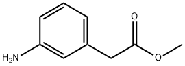 메틸3-아미노페닐아세테이트 구조식 이미지