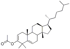 Dammaradienyl acetate Structure