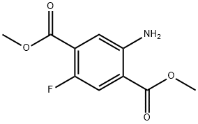 2-Amino-5-fluoroterephthalicaciddimethylester Structure