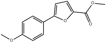 5-(4-METHOXYPHENYL)FURAN-2-CARBOXYLIC ACID METHYL ESTER Structure