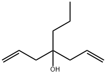 4-PROPYL-1,6-HEPTADIEN-4-OL Structure