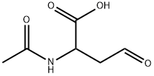 Butanoic acid, 2-(acetylamino)-4-oxo- (9CI) Structure