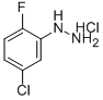 5-Chloro-2-fluorophenylhydrazine hydrochloride 구조식 이미지