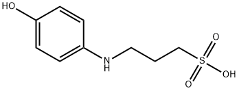 3-[(4-hydroxyphenyl)amino]propanesulphonic acid Structure