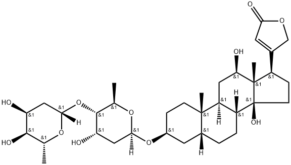digoxigenin-bis(digitoxoside) Structure