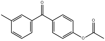 4-ACETOXY-3'-METHYLBENZOPHENONE 구조식 이미지