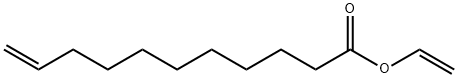 10-UNDECENOIC ACID VINYL ESTER Structure