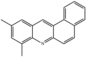 8,10-dimethylbenz[a]acridine 구조식 이미지