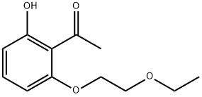 1-[2-(2-ETHOXYETHOXY)-6-HYDROXYPHENYL]ETHAN-1-ONE Structure