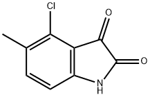 4-CHLORO-5-METHYLISATIN Structure