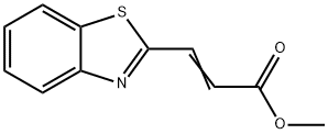 2-프로페노이산,3-(2-벤조티아졸릴)-,메틸에스테르(9CI) 구조식 이미지