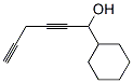 Cyclohexanemethanol, -alpha--1,4-pentadiynyl- (9CI) Structure