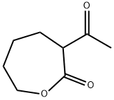 2-Oxepanone, 3-acetyl- (9CI) Structure