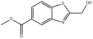 5-Benzothiazolecarboxylicacid,2-(hydroxymethyl)-,methylester(9CI) Structure