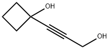 Cyclobutanol, 1-(3-hydroxy-1-propynyl)- (9CI) Structure