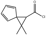 Spiro[2.4]hepta-4,6-diene-1-carbonyl chloride, 2,2-dimethyl- (9CI) Structure