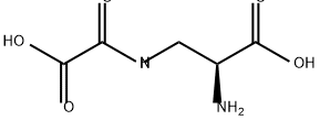 3-N-OXALYL-L-2,3-DIAMINOPROPANOICACID Structure