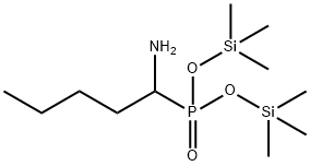 (1-아미노펜틸)포스폰산비스(트리메틸실릴)에스테르 구조식 이미지
