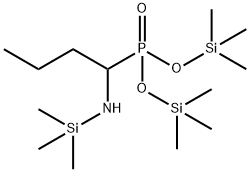 [1-[(Trimethylsilyl)amino]butyl]phosphonic acid bis(trimethylsilyl) ester Structure