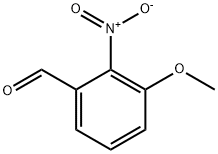 3-Methoxy-2-nitrobenzaldehyde 구조식 이미지