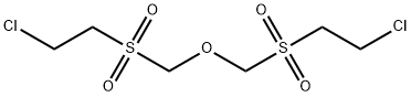 bis(2-chloroethylsulphonylmethyl) ether Structure