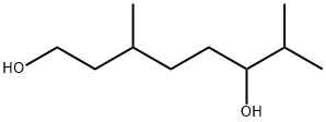 3,7-dimethyloctane-1,6-diol Structure