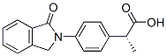 (R)-2-[4-(1,3-dihydro-1-oxo-2H-isoindol-2-yl)phenyl]propionic acid 구조식 이미지
