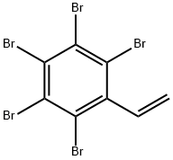 2,3,4,5,6-pentabromostyrene Structure