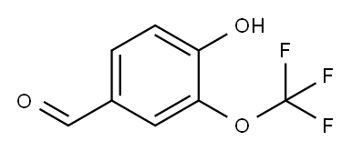 4-HYDROXY-3-(TRIFLUOROMETHOXY)BENZALDEHYDE 구조식 이미지