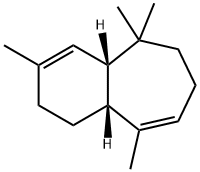 (1R,7R)-2,6,6,9-tetramethylbicyclo[5.4.0]undeca-2,8-diene Structure