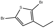 2,5-Dibromo-3-Ethylthiophene Structure