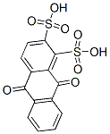 9,10-dihydro-9,10-dioxoanthracenedisulphonic acid Structure