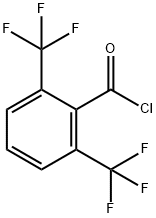 2,6-BIS(TRIFLUOROMETHYL)BENZOYL CHLORIDE 구조식 이미지