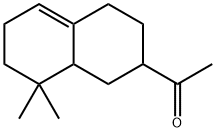 1-(1,2,3,4,6,7,8,8a-octahydro-8,8-dimethyl-2-naphthyl)ethan-1-one 구조식 이미지