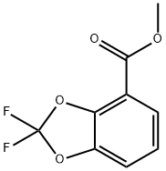 methyl 2,2-difluoro-2H-1,3-benzodioxole-4-carboxylate 구조식 이미지