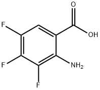 Benzoic acid, 2-amino-3,4,5-trifluoro- (9CI) Structure