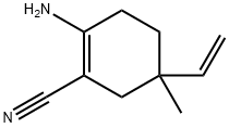 1-Cyclohexene-1-carbonitrile,  2-amino-5-ethenyl-5-methyl- Structure