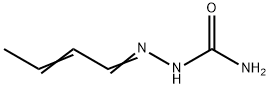 Crotonaldehyde semicarbazone Structure