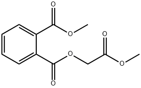 Phthalic acid 1-methyl 2-(methoxycarbonylmethyl) ester Structure