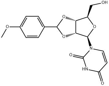 2'-O,3'-O-(4-Methoxybenzylidene)uridine Structure