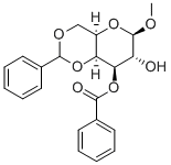 METHYL-3-O-BENZOYL-4,6-O-BENZYLIDENE-BETA-D-GALACTOPYRANOSIDE Structure