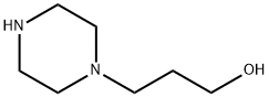 1-Piperazinepropanol 구조식 이미지