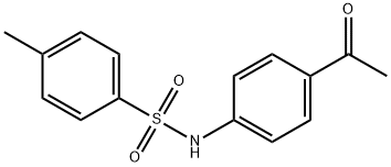 N-(4-아세틸-페닐)-4-메틸-벤젠설폰아미드 구조식 이미지