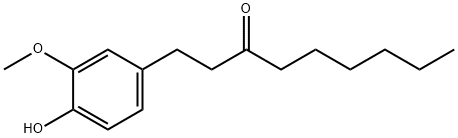 1-(4-hydroxy-3-methoxyphenyl)nonan-3-one Structure
