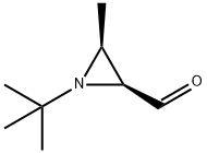 2-아지리딘카르복스알데히드,1-(1,1-디메틸에틸)-3-메틸-,시스-(9CI) 구조식 이미지