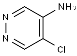 5-AMINO-4-CHLOROPYRIDAZINE Structure