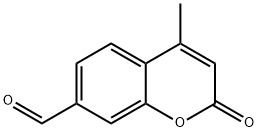 4-METHYL-2-OXO-2 H-CHROMENE-7-CARBALDEHYDE 구조식 이미지