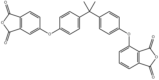 4,5'-[Isopropylidenebis[(4,1-phenylene)oxy]]bis(isobenzofuran-1,3-dione) Structure