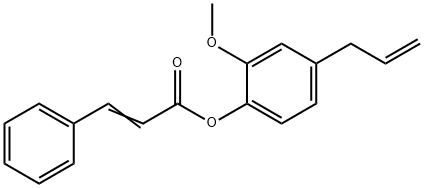 4-allyl-2-methoxyphenyl cinnamate 구조식 이미지