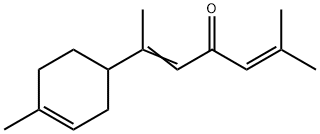 2-methyl-6-(4-methyl-3-cyclohexen-1-yl)hepta-2,5-dien-4-one  구조식 이미지